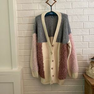 Anthropologie Oversized Knit Cardigan